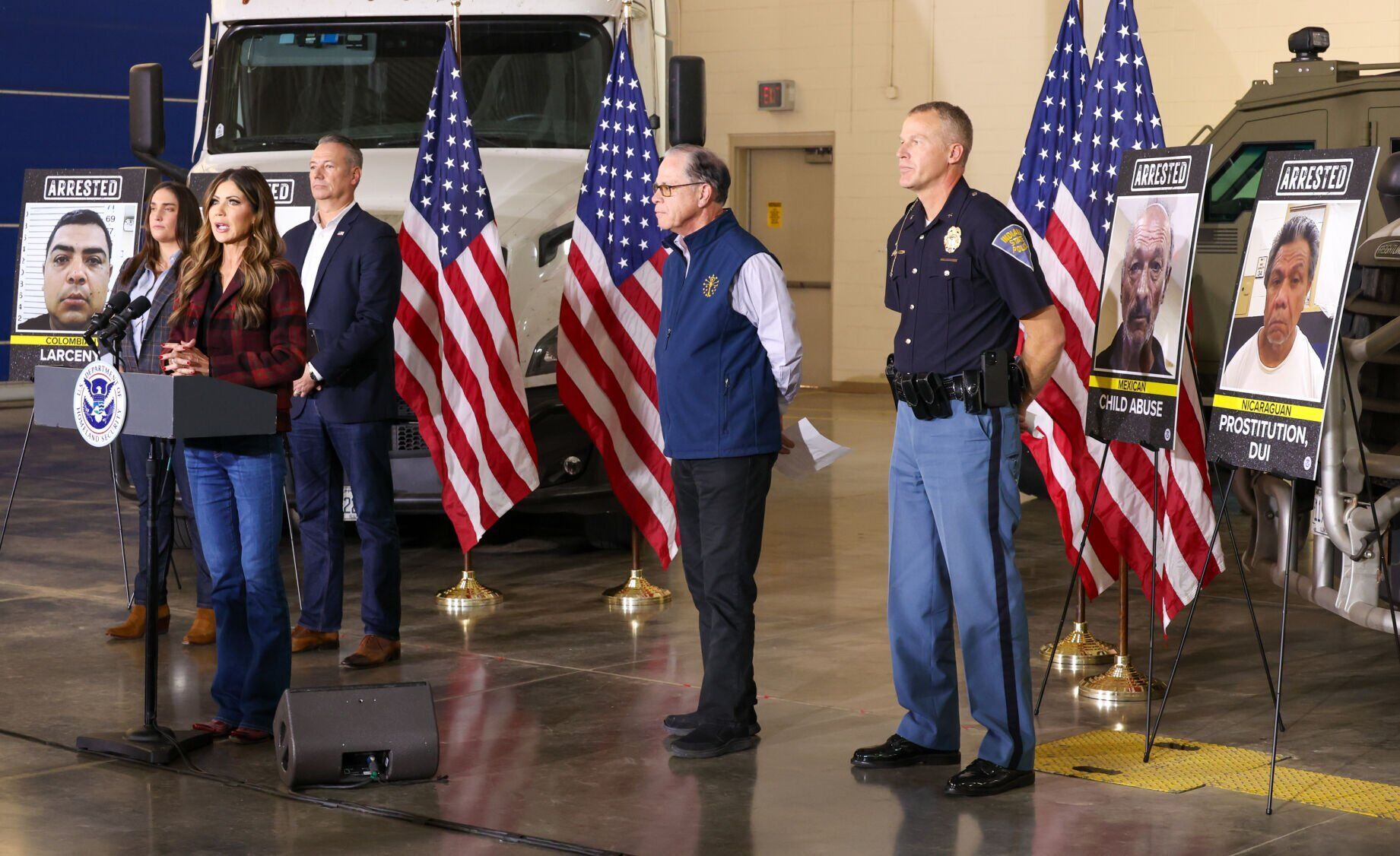 Homeland Security Sec. Kristi Noem press conference